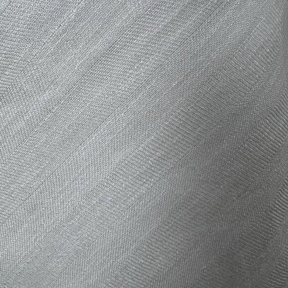 THEORY Midi Skirt White Woven Faux Wrap A Line Herring Linen Blend Size 8 - Picture 4 of 16